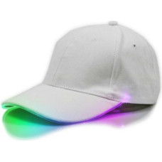 Baseball cap with shiny nail white