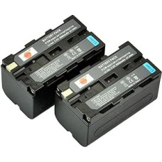 DSTE® 2x NP-F750 įkraunamas ličio jonų akumuliatorius, skirtas 