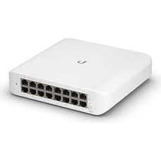 UbiQuiti UniFi komutatorius USW-Lite-16-PoE valdymo/valdymo modulis 1 Gbps 16 prievadų Power over Ethernet RJ-45 valdomas