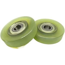 PU62840-10 Poliuretano rutulinių guolių ratukai 8 x 40 x 10 mm PU guma dengtas guolių skriemulys 40 mm (PU600140-13 12 x 40 x 13)