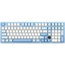 MechLands LEOBOG Hi98 Aluminum Alloy Wired Gaming Keyboard, 98% Hot Swappable Custom Keyboard, Programmable Mechanical Keyboard with FR4 Plate, NKRO, RGB for Win/Mac/Linux (Blue)