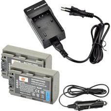 DSTE® atsarginė baterija ir DC04E kelioninis įkroviklis, suderinami su 