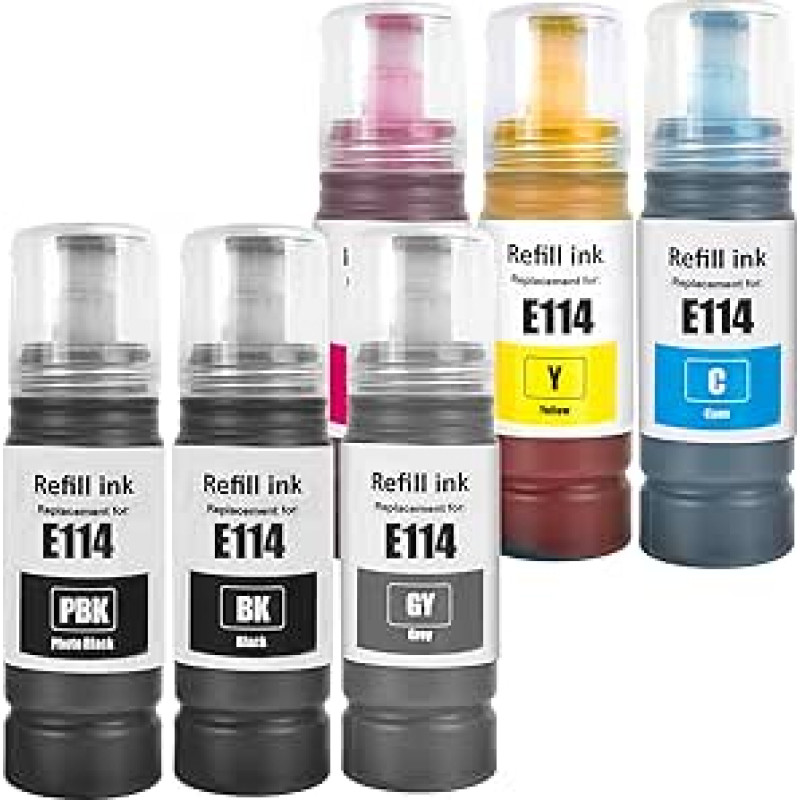 114 rašalas, suderinamas su 