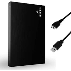 Storite External Portable Hard Drive 500GB with USB 3.0 External Backup Storage Fast Data Transfer Suitable for PC, Mac, Windows, Gaming, Laptop and Desktop (Black)