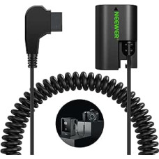 NEEWER D Tap to LP-E6NH Dummy Battery with Cable for V Mount Battery, Stable Power Supply for Canon EOS R5 C R6 R7 5D II III IV 6D II 7D II 60D 60Da 70D 80D 90D XC10 XC15 5DS R, VP-LPE6NH