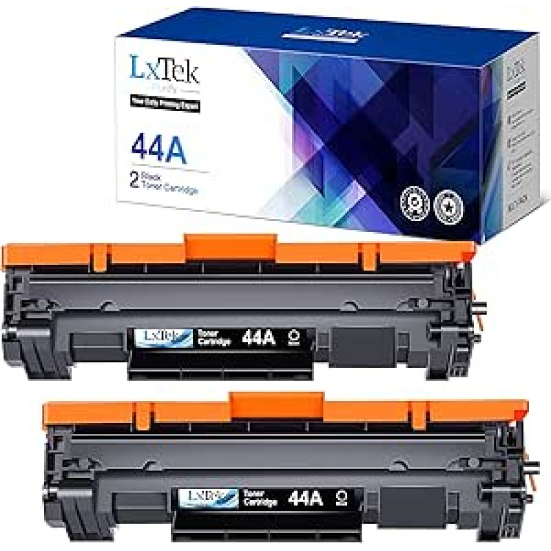 LxTek Purify CF244A 44A suderinamas su HP 44A toneriu, skirtu HP MFP M28w Toneris, skirtas HP LaserJet Pro M15w M15a, skirtas HP LaserJet Pro MFP M28a (juodas, 2 pakuotės)