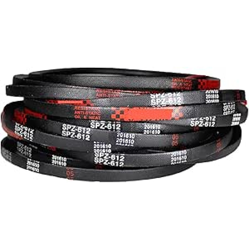 Keilriemen 1 Stück SPZ/3V Typ SPZ3370~5600 mm Hartdraht-Gummiantrieb, Teilungslänge, Umfang, industrielle Übertragung, landwirtschaftliche Maschinen, V-Riemen(SPZ3450mm Lw)