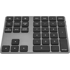 Bewinner BT181Pro belaidė klaviatūra Mini skaitmeninė klaviatūra 34 klavišai USB klaviatūra 3,7 V / 2 mA koncentratorius C tipo USB 3.0 Ergonomiška klaviatūra 
