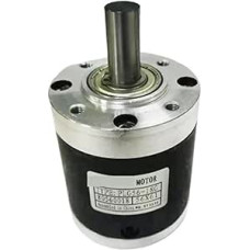 1 vnt./partijos greičio santykis 13:1 15:1 18:1 planetinis reduktorius 56 mm apvalus įvesties flanšas, skirtas nuolatinės srovės varikliui, kurio veleno skersmuo 6 mm 6,35 mm arba 8 mm (13:1 įvesties 6,35 mm)