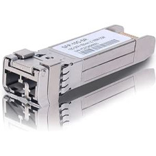 10G SFP+ Transceiver, 10G-Base-SR 850nm MMF, Up to 550 Metres, for Cisco GLC-SX-MMD/GLC-SX-MM/SFP-GE-S, Meraki MA-SFP-1GB-SX, Fortinet, Ubiquiti UF-MM-1G, Mikrotik S-85DLC05D and More
