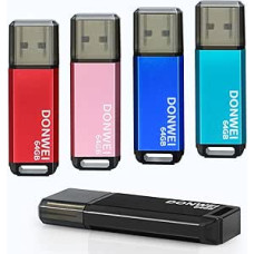 USB atmintinė 64 GB Memory Stick 2.0 Blue 5 vnt.