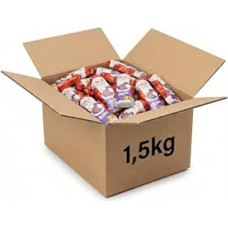 Šokoladiniai Kalėdų Senelių Kalėdų Seneliai 1,5 kg masinė pakuotė - apie 160 atskirai supakuotų kalėdinių šokoladinių saldainių