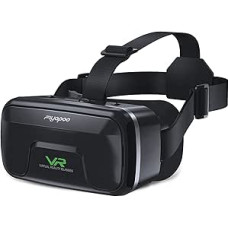 3D VR akiniai mobiliajam telefonui, 3D akiniai virtualiajai realybei, HD VR filmams ir žaidimams, suderinami su beveik visais išmaniaisiais telefonais (4,7 - 6,7 colių)