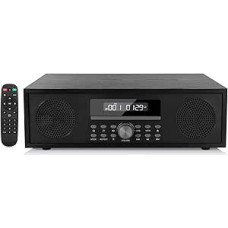 Kompaktinė sistema su CD grotuvu, mikro HiFi sistema, 2 x 20 W garsiakalbių sistema, mini stereo sistema su FM radiju, 