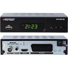 Opticum AX C100 HD DVB-C HDTV Cable Receiver DVB-C, HDMI Scart USB (Black)