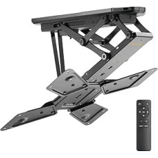 my wall HL40ML Folding Motorised Ceiling Mount with Remote Control for TV 23-55 Inch (58 cm - 140 cm), VESA 100x100, 200x200, 300x300, 400x200, 400x400
