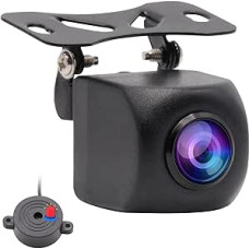 OBEST AHD 1080P atbulinės eigos kameros su įspėjimo apie kliūtis sistema, 145° plataus kampo naktinio matymo automobilinė atbulinės eigos kamera IP68 vandeniui atspari atbulinės eigos kamera, pritaikyta nameliams ant ratų SUV Pickup Van 12V