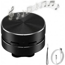 Knochenleitungslautsprecher, Kabelloser BT-Lautsprecher, Stereo-Bass-Bluetooth-Duschlautsprecher, Tragbarer Mini-Stereo-Sound mit Eingebautem Mikrofon, für Reisen, Camping, Dusche