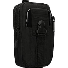 kwmobile Universal Belt Bag for XL - 6.7/6.8 Inch Mobile Phones - Belt Mobile Phone Case Outdoor Belt Loop - Mobile Phone Holder with Bag 17.2 x 10 cm Black