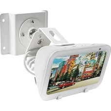 shinar Metal Wall Mount for Sh0w 5 (3rd Generation) Pivoting up to 360° Tilting -50°/+50° Accessory Only for Sh0w 5 3rd Generation with Cable Management (White)
