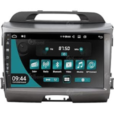 Automobilinis radijas Kia Sportage (2010-2016) su pagrindiniu radijo imtuvu Android GPS Bluetooth WiFi USB DAB+ jutiklinis 9 colių 8 branduolių Carplay Android automobilis