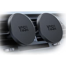 YOSH Car Mobile Phone Holder for MagSafe, Magnetic Car Mobile Phone Holder for Ventilation [No Interference with Wireless Charging], Universal for iPhone, Samsung, Pixel & Other Devices with Magnetic