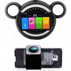 Android Car Radio CarPlay Android Car Radio with Screen, Bluetooth, GPS Navi, WiFi, AM/FM/RDS, Night Vision Reversing Camera for MINI R56 Cooper, Cooper D, Cooper SD, Cooper S John Cooper Works, One