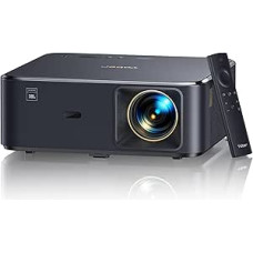 YABER 4K Video Projector with JBL Sound, Google TV 11.0, WiFi 6 and Bluetooth - Portable, 800ANSI, 2 x 10 W Speakers, Full HD 1080P, Auto Focus/Keystone