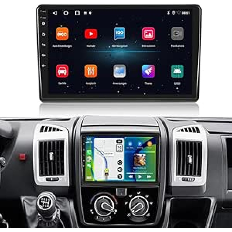 9 colių HD automobilinis radijo imtuvas GPS navigacija Carplay/Android radijas, skirtas 