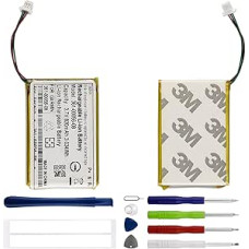 Duotipa 820 mAh Replacement Battery 361-00056-08 Compatible with Garmin Camper 780, Camper 770 LMT-D, Drive 61 LMT-S, Dash Cam 35, DriveSmart 5 LMT, 55 MT-D, 55 MT-S EU Battery with Repair Tool Kit