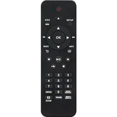 VINABTY RC-5340 Replacement Remote Control RC-5340 Remote Control Replacement for Philips DVD Video Player 996510020682 DVP3360 DVP3380 DVP3380/12 DVP3520/12 DVP3580/12 DVP5992/12 RC533 40 Remote