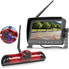 Drahtlose Rückfahrkamera mit 7-Zoll-LCD-Bildschirm, mit BSD, Loop-Aufzeichnung, Wasserdicht, Nachtsicht, für FIAT Ducato Late 3 Gen 2006-2017, Peugeot Boxer 2006-2017, Citroen Jumper 2006-2017