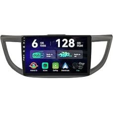 [6G+128G | Integruotas DAB+ 4G] - MSD automobilinis radijas Honda CRV 2012-2016 | Android 15 GPS navigacijos radijas | CarPlay Android automobilio vairo valdymas Dual-Band WiFi DSP | Kamera MIC | Octa-Core 2 DIN