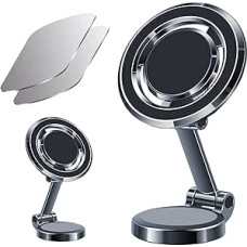 Mobile Phone Holder Car Magnet [20 x N55 Strongest Magnets] Compatible with Car Holder, Full Metal Magnetic Car Mobile Phone Holder [Strongest Adhesion 3M Adhesive] for iPhone Samsung etc