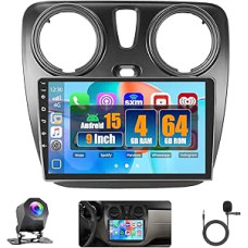 5G WiFi 4+64G Android automobilinis radijas 