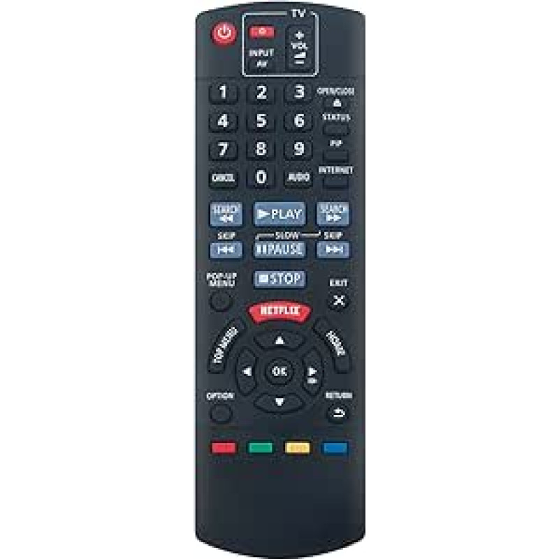 Naujas N2QAYB000870 Blu-Ray nuotolinio valdymo pulto pakaitalas N2QAYB000870 Pakaitinis nuotolinio valdymo pultas tinka PANASONIC N 2 QAYB 000870 DMPBD79EB DMPBD79EBK DMP-BD79EB-K dmp-K eb-k DMP. - BD79EKB DMPBD 79 nuotolinio valdymo pultas