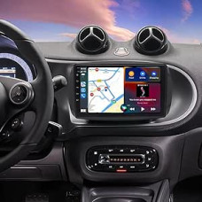 4G + 64G Android 14 Automobilinis radijas Mercedes Benz Smart Forfour Fortwo 453 2014-2020 Navigacija su Carplay Android automobilis 9 colių HD jutiklinio ekrano ekranas Radijas Double DIN Bluetooth WiFi HiFi FM/RDS