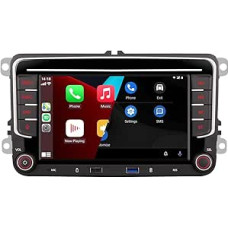 Automobilinis radijo imtuvas su belaidžiu CarPlay Android automobiliui VW Golf 5 6 Polo Passat Tiguan EOS su jutikliniu ekranu HiFi Sound High Performance su Android automobilinis radijo imtuvas su AM/FM/RDS/USB/BT