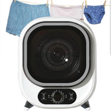 Tragbarer mini-wäschetrockner, mini-schleudertrockner, mini-wäschetrockner, maximale belastbarkeit 0,8 kg, 35db geräuscharm, für zuhause, Wohnungen und wohnmobile White