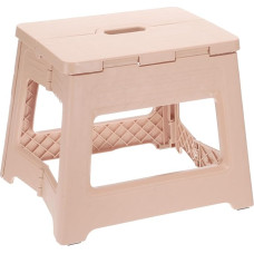 sourcing map Sulankstomas laiptelis suaugusiems, 130lb talpa, neslystantis laiptelis su rankena, sulankstomas pėdkelnis, rožinis, mažas laiptelis vonios kambariui, miegamajam, virtuvei