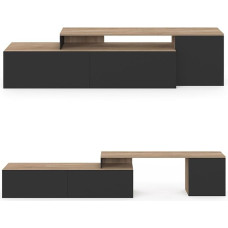 IDMarket - TV baldai 180-240 cm modulinė kampinė spintelė 