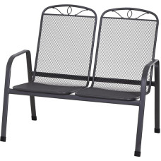 Siena Garden Elda 2 Bench Matt-Anthracite Expanded Metal
