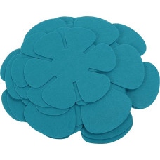 12-teiliges Topf- und Pfannenschutz-Filz-Stapelpads, Kochgeschirr-Trennwände und Trenner-Set für die Organisation in der Küche, Rote Farbe, Ideal Zum Schutz von Kochgeschirr und Zur (Blauer