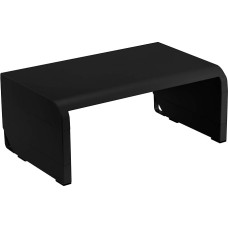 Bostitch Konnect Adjustable Monitor Stand, 4-Way Height Adjustable, Integrated Cable Management, Rubber Feet, Black