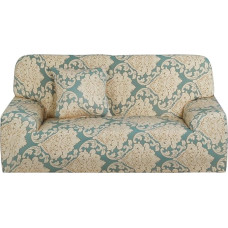 Sourcingmap Stretch Sofa Cover Loveseat Couch Slipcover, Machine Washable, Stylish Furniture Protector Covers with One Cushion Case (2 Seater, Pattern 16)