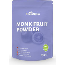 RheinNatur Monk Fruit Powder 150 g - Natural Sweetness as Sugar Substitute - 84% Less Calories than Sugar, High Sweetening Power - Vegan & Low Calorie
