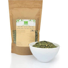 White Mulberry Leaves - Cut Leaf of Green Essence - Mulberry Leaves - Mulberry Leaf Tea - Dried - Natural - Herbal Tea - Leaf Tea - Morus Alba (250 g)