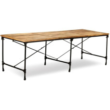 vidaXL Mango medžio masyvo valgomojo stalas 240 cm Valgomojo stalas Virtuvės stalas Medinis stalas
