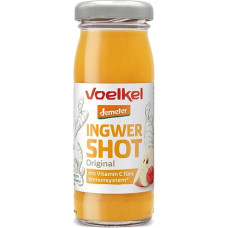 Voelkel - Organic Ginger Shot Original with Vitmain C - Pack of 16 - Demeter Quality from Germany