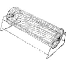 Ausgezeichnetes Geschenk für Grillbegeisterte. Rostfreier Korb, Wirbelstruktur, große Größe, gleichmäßiges Kochen, spülmaschinenfester Fleisch Grillkorb